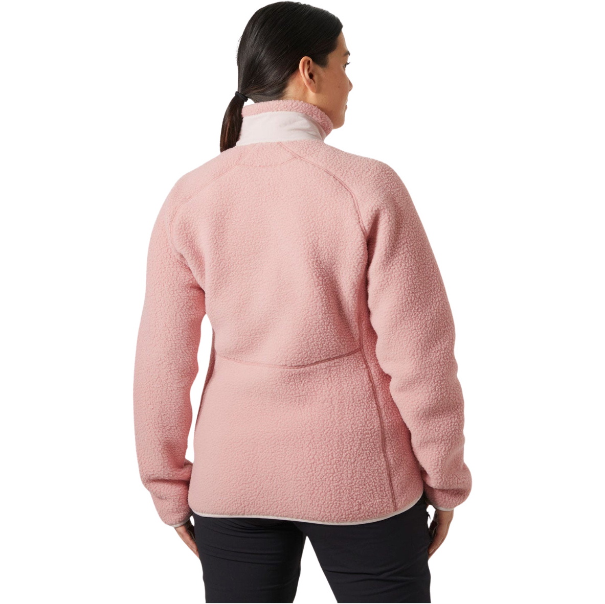 2025 Helly Hansen Casaco Imperial Pile Fleece Block Jacket 49468 - Pink Salt